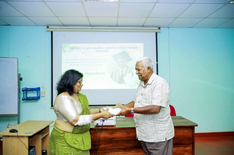 Scholarship Program - Prof M.U. Jayasekara