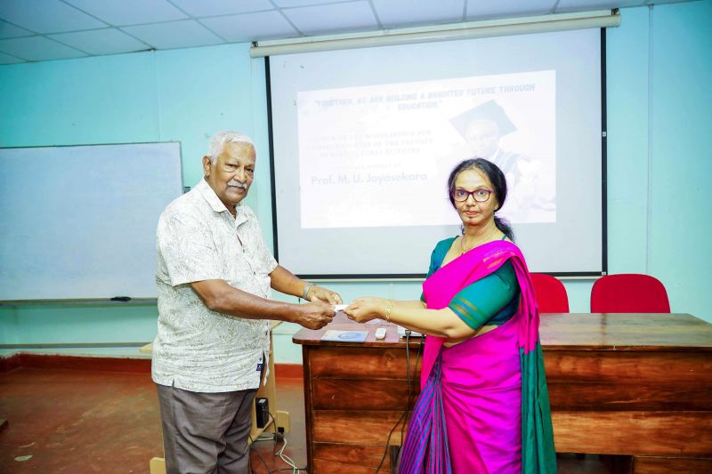 Scholarship Program - Prof M.U. Jayasekara