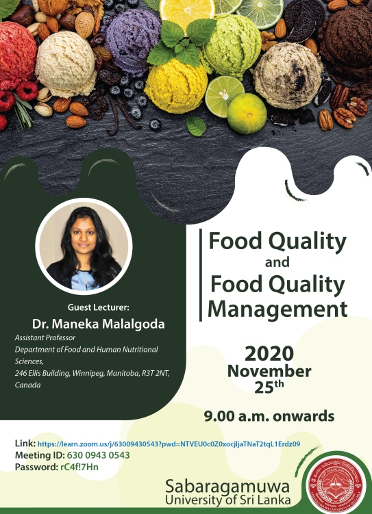 food quality mgt