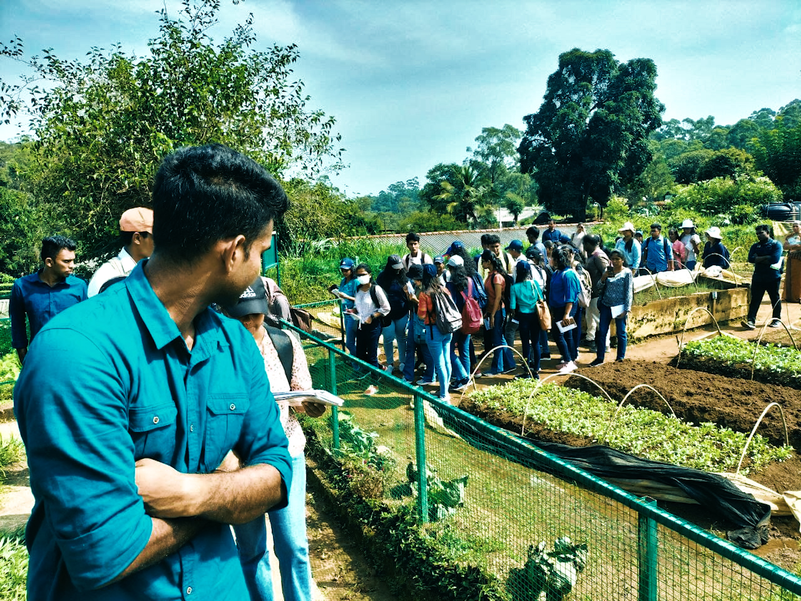 Field visit A Bindunuwewa Agriculture Inservice Institute 