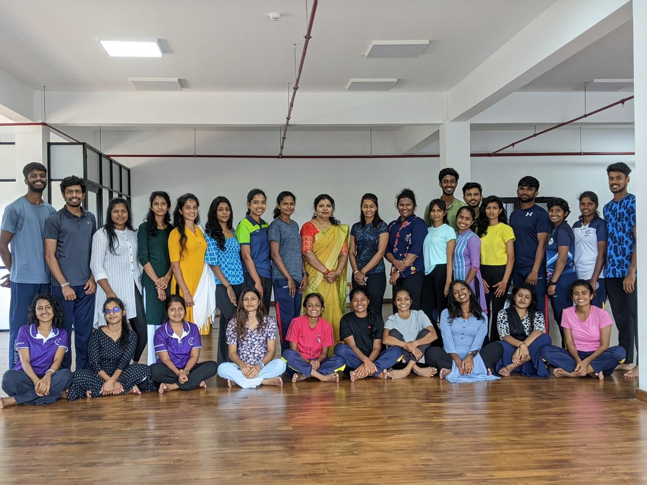 A Bharatanatyam Workshop by the Department of Sports Sciences and Physical Education