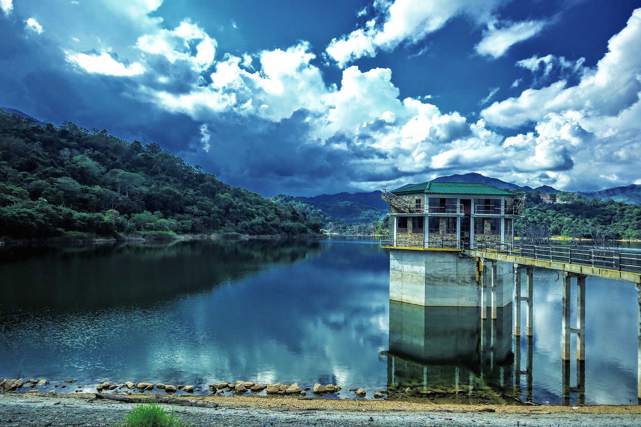 Field Visit to the Uma Oya Hydropower Complex 