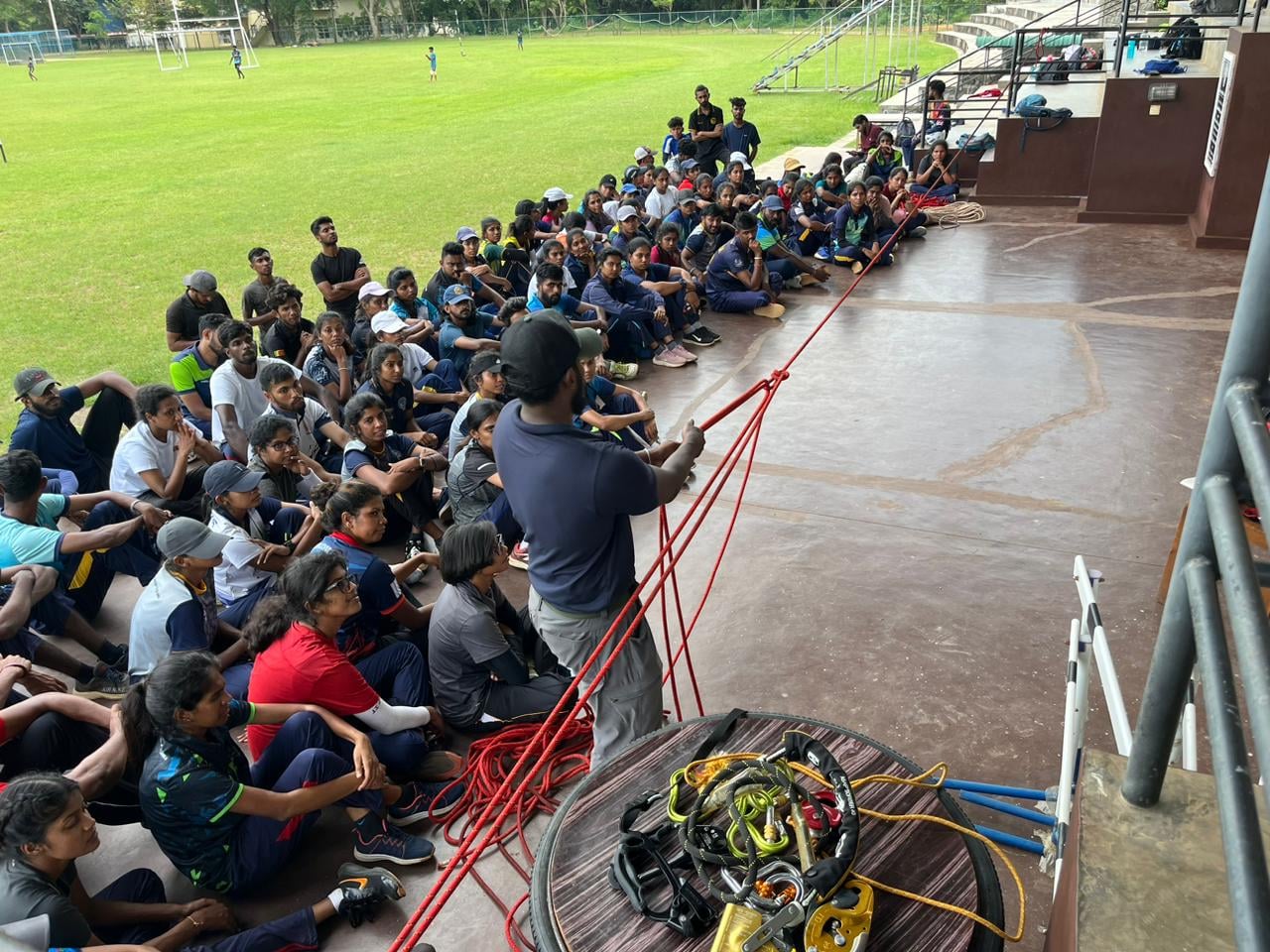 Department of Sports Sciences and Physical Education Conducts Basic Rope Handling Program