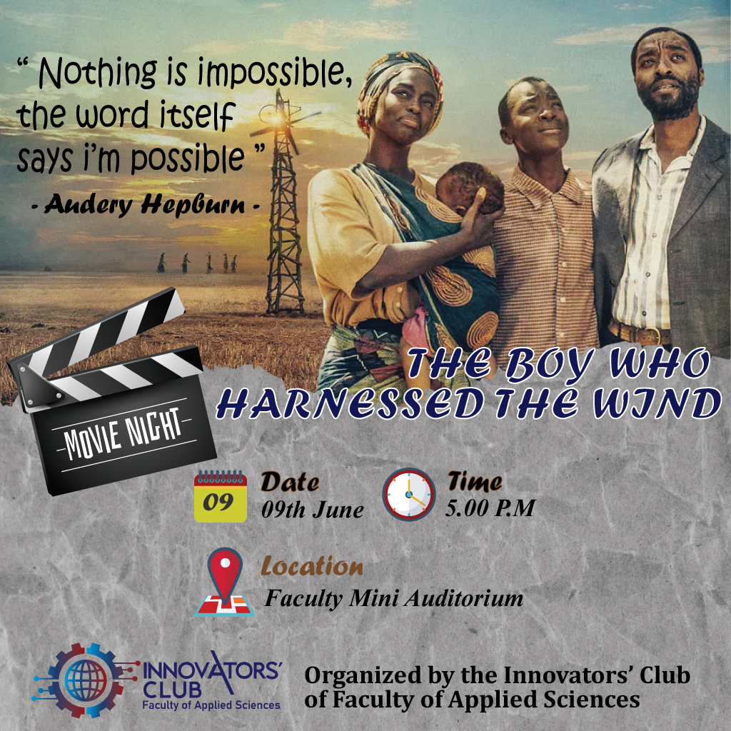 The Innovators' Club of the Faculty of Applied Sciences