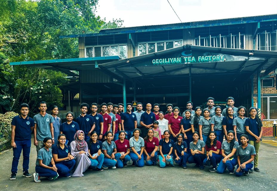 The Field Visit to the Ceciliyan Tea Factory in Kalawana