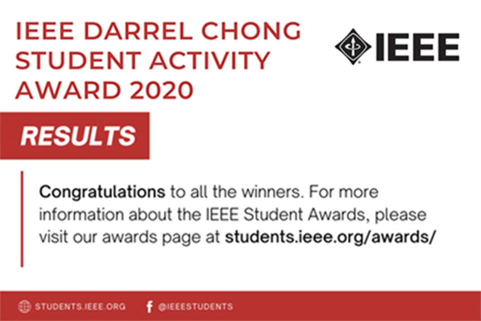 Darrel Chong Student Activity Award