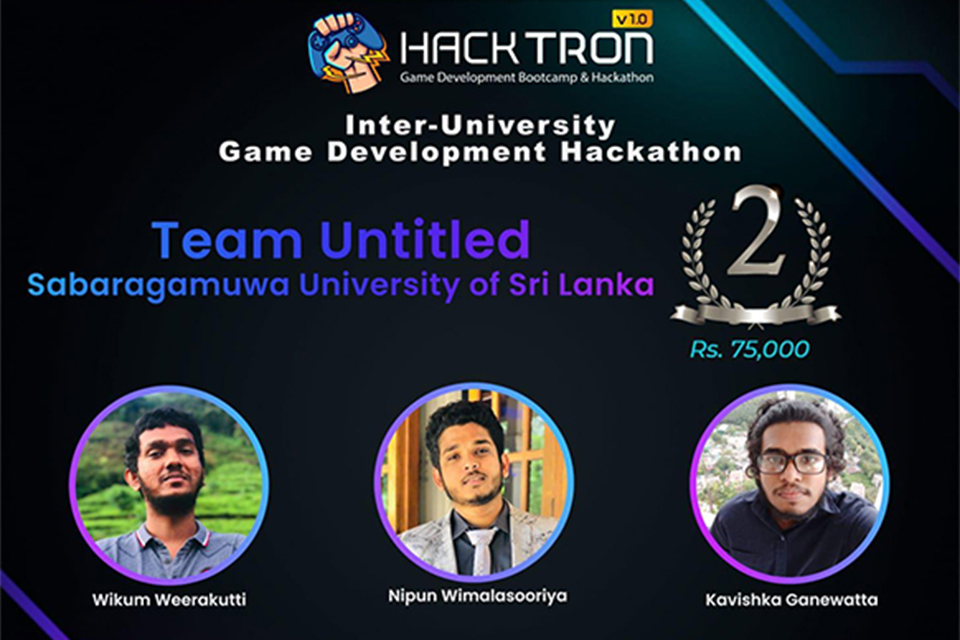 HACK TRON 1st Runners-up