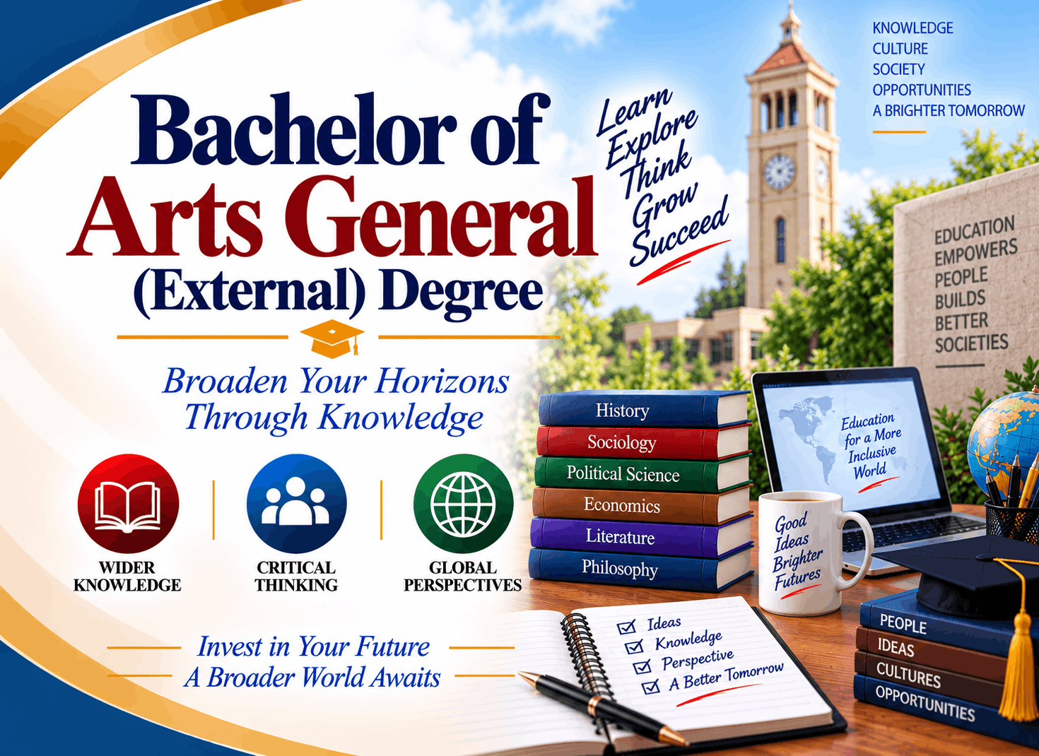 Bachelor of Arts General (External) Degree