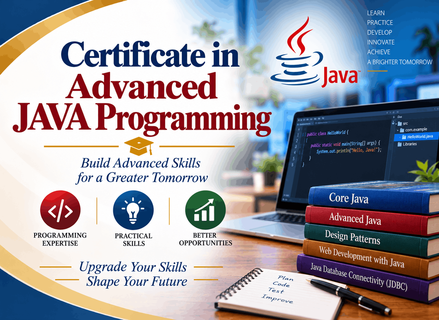 Certificate in Advanced JAVA Programming