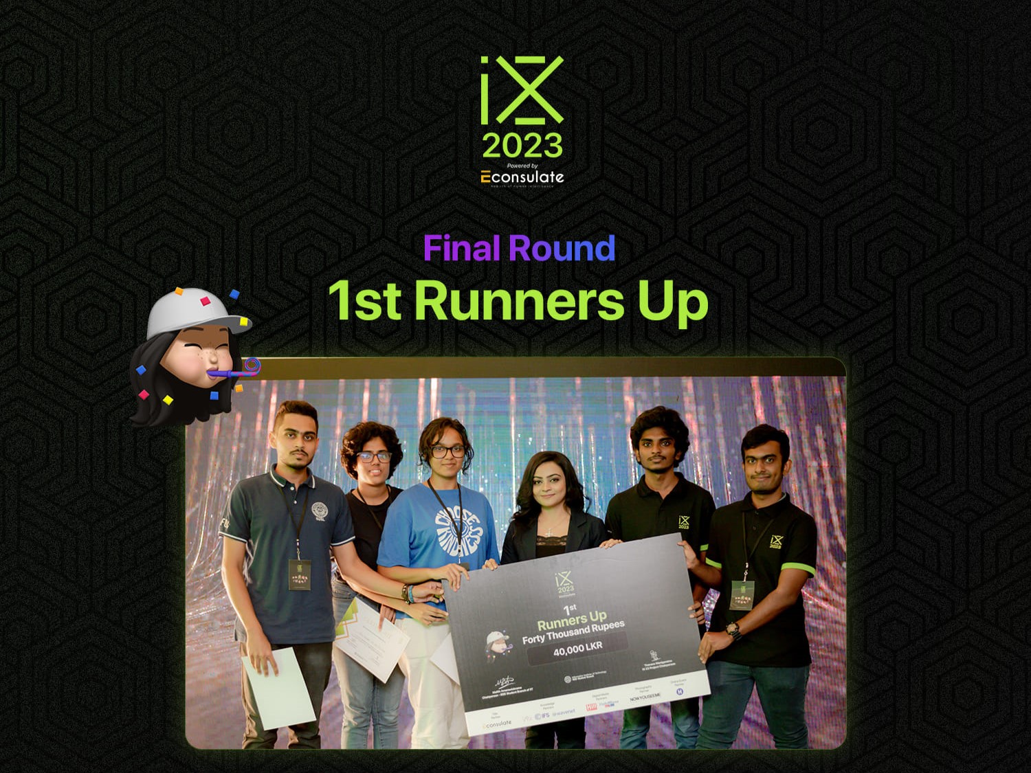 Team Pixel Concepts - First Runner Up at iX 23
