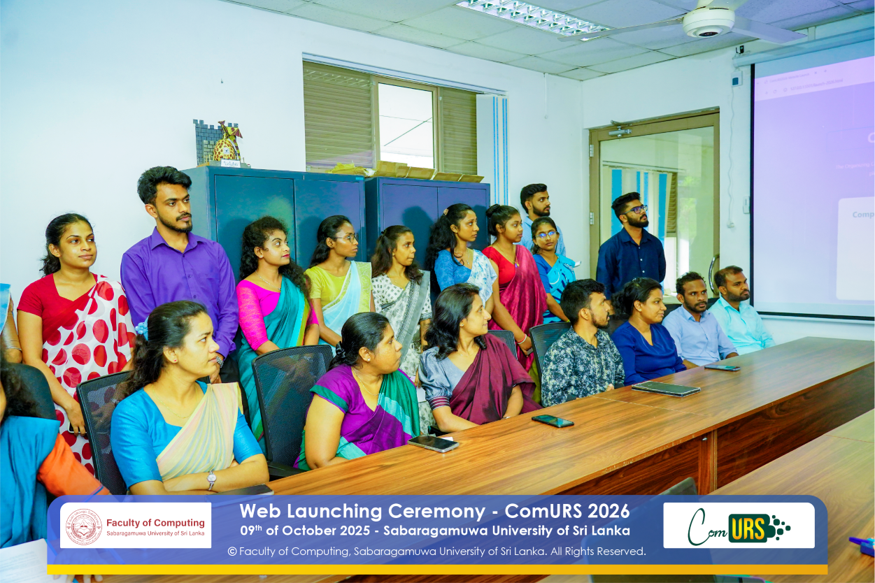 Recap of the Official Website Launching Ceremony of ComURS 2026 Recap of the Official Website Launching Ceremony of ComURS 2026