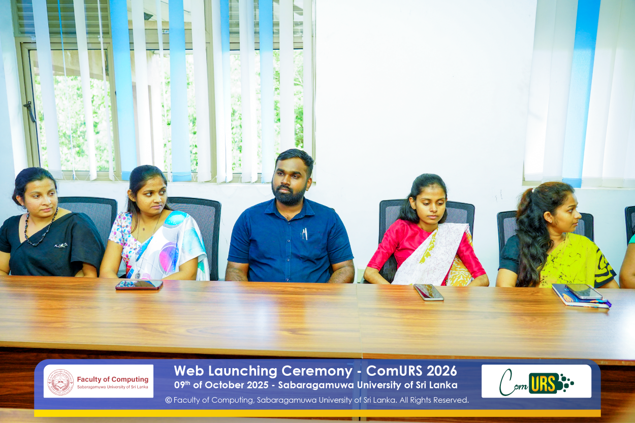 Recap of the Official Website Launching Ceremony of ComURS 2026 Recap of the Official Website Launching Ceremony of ComURS 2026