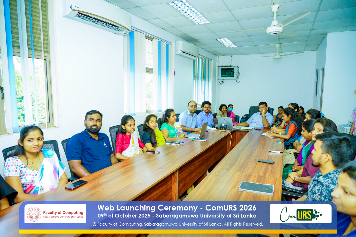 Recap of the Official Website Launching Ceremony of ComURS 2026 Recap of the Official Website Launching Ceremony of ComURS 2026