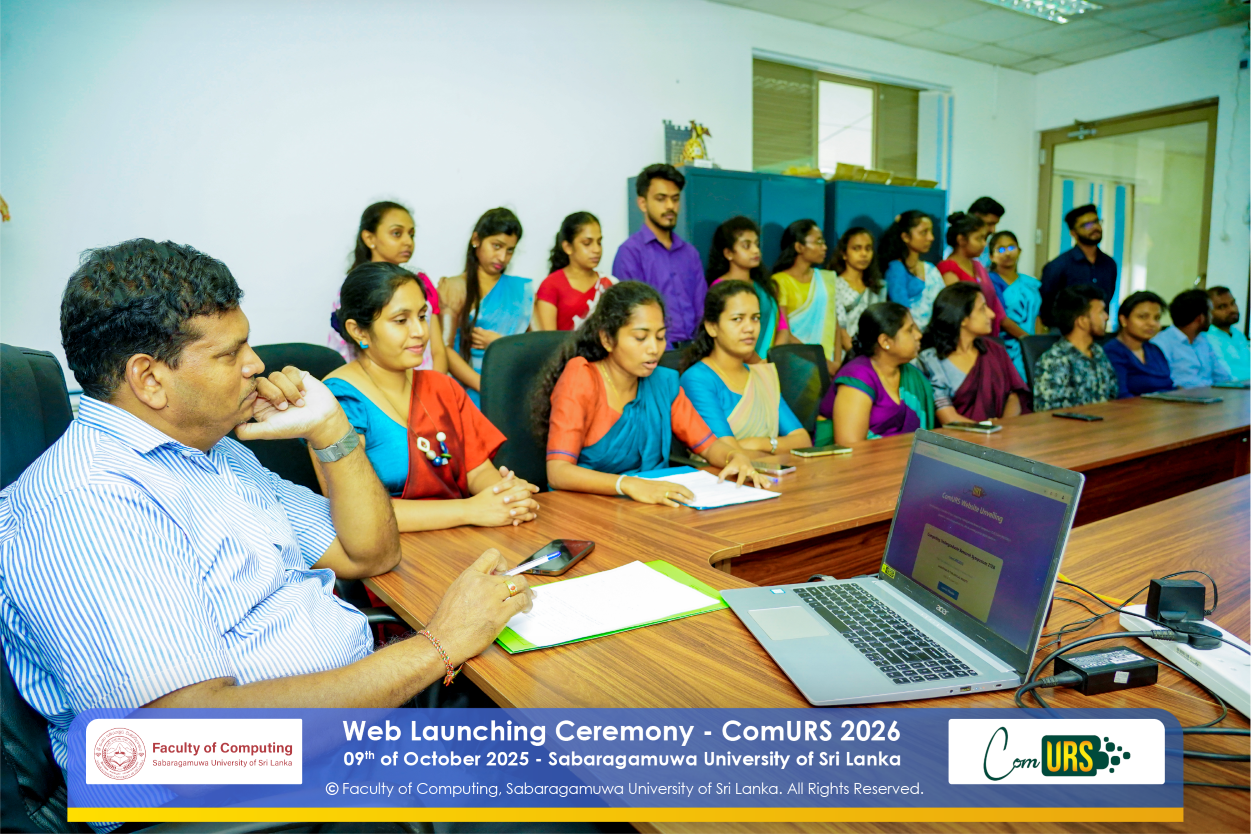 Recap of the Official Website Launching Ceremony of ComURS 2026 Recap of the Official Website Launching Ceremony of ComURS 2026