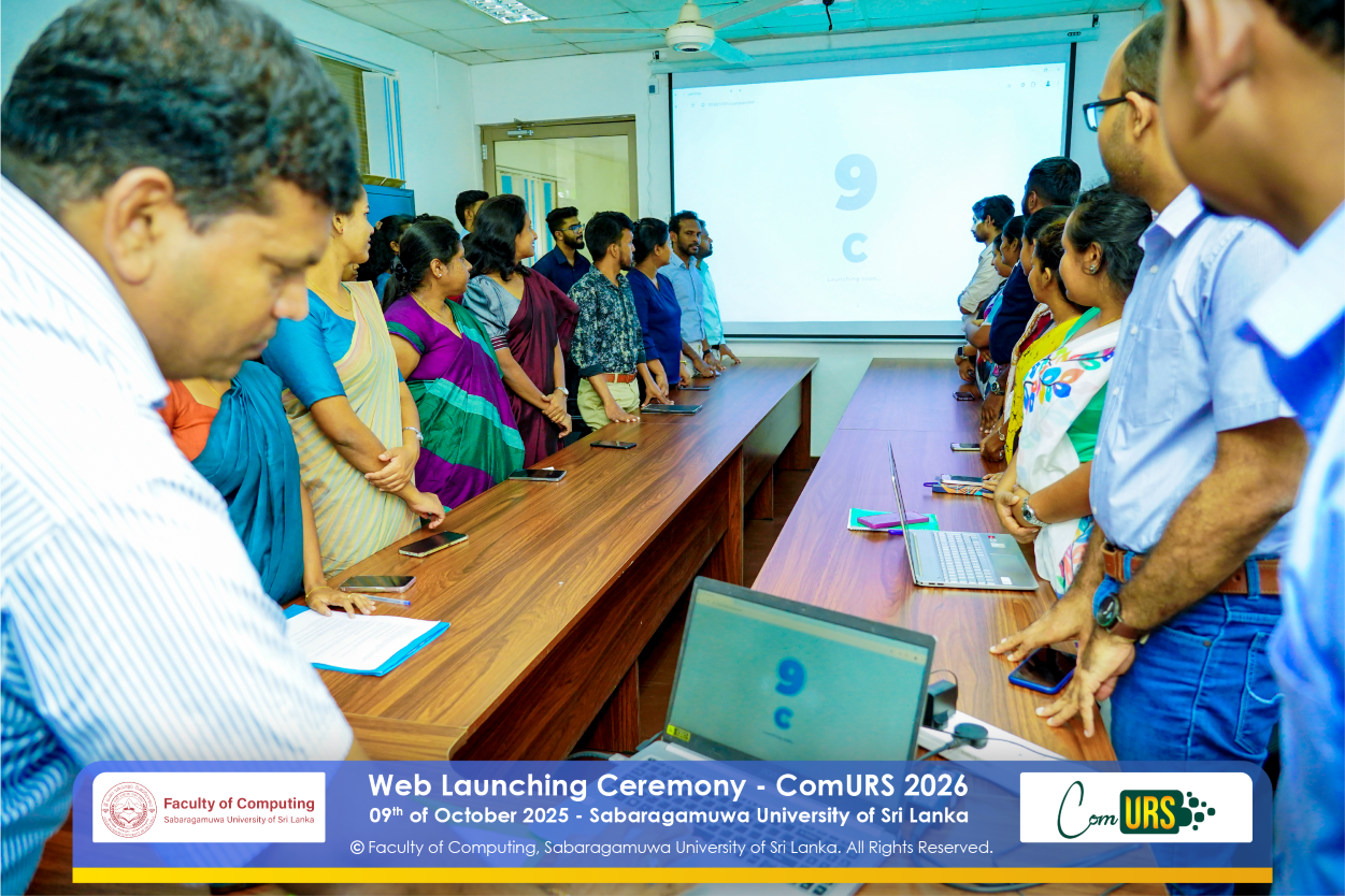 Recap of the Official Website Launching Ceremony of ComURS 2026 Recap of the Official Website Launching Ceremony of ComURS 2026