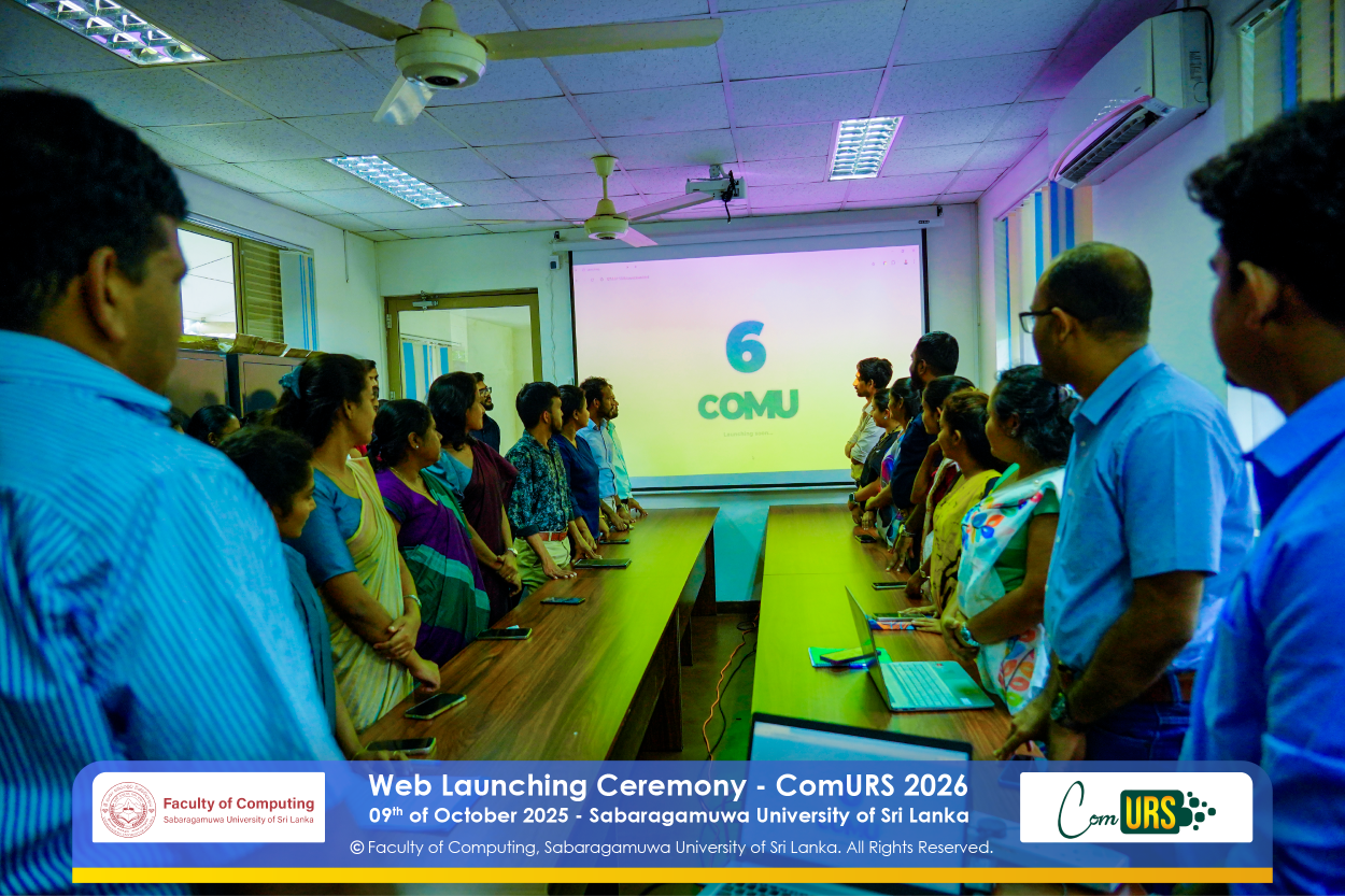 Recap of the Official Website Launching Ceremony of ComURS 2026 Recap of the Official Website Launching Ceremony of ComURS 2026