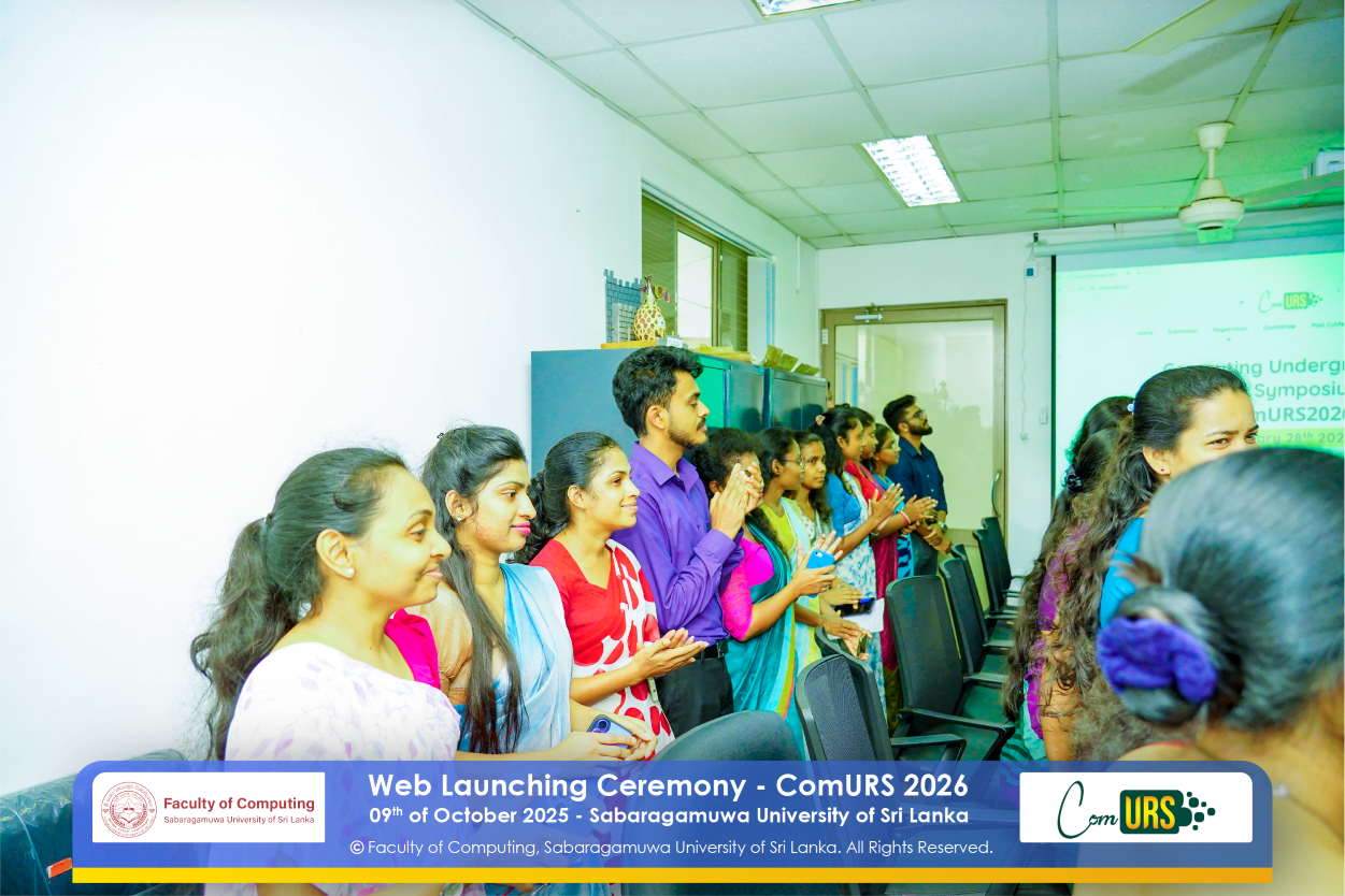 Recap of the Official Website Launching Ceremony of ComURS 2026 Recap of the Official Website Launching Ceremony of ComURS 2026