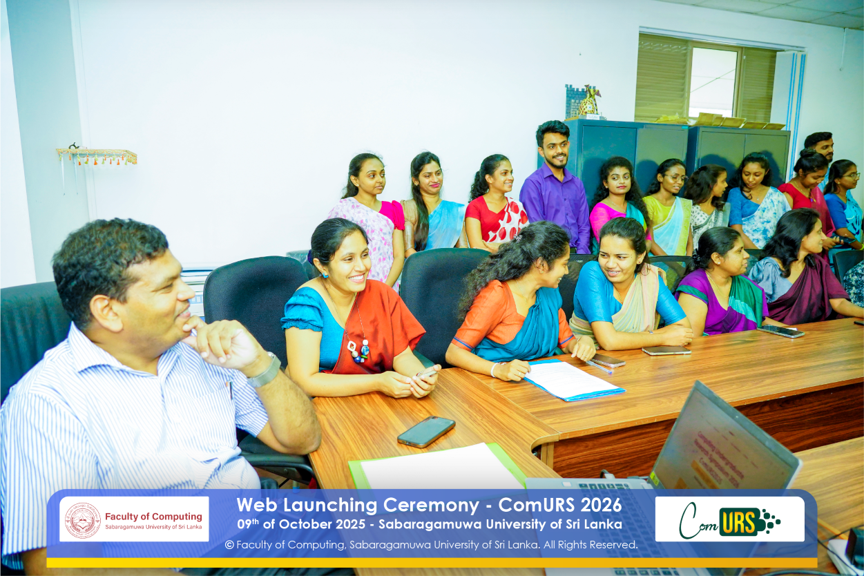 Recap of the Official Website Launching Ceremony of ComURS 2026 Recap of the Official Website Launching Ceremony of ComURS 2026