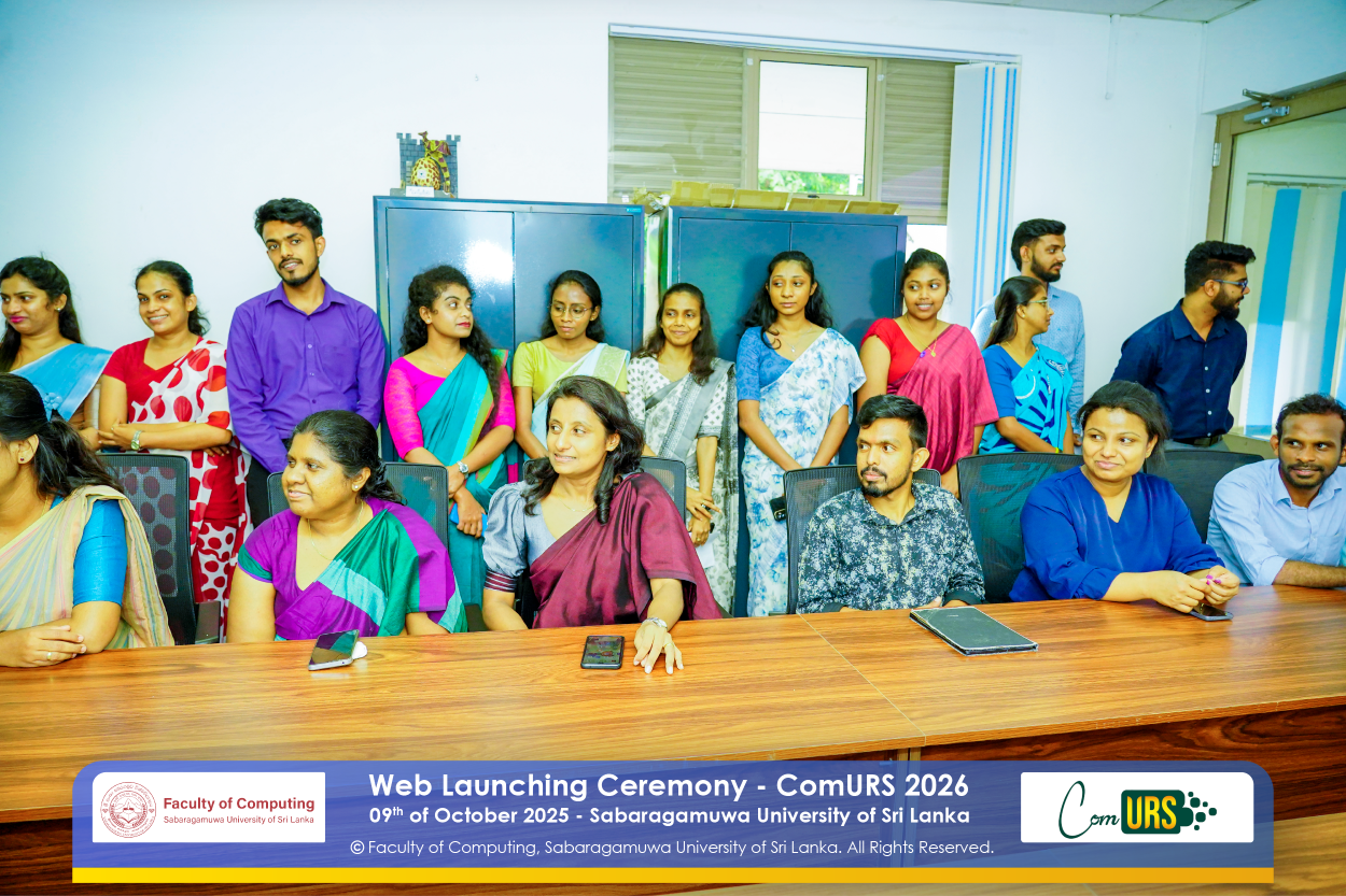 Recap of the Official Website Launching Ceremony of ComURS 2026 Recap of the Official Website Launching Ceremony of ComURS 2026
