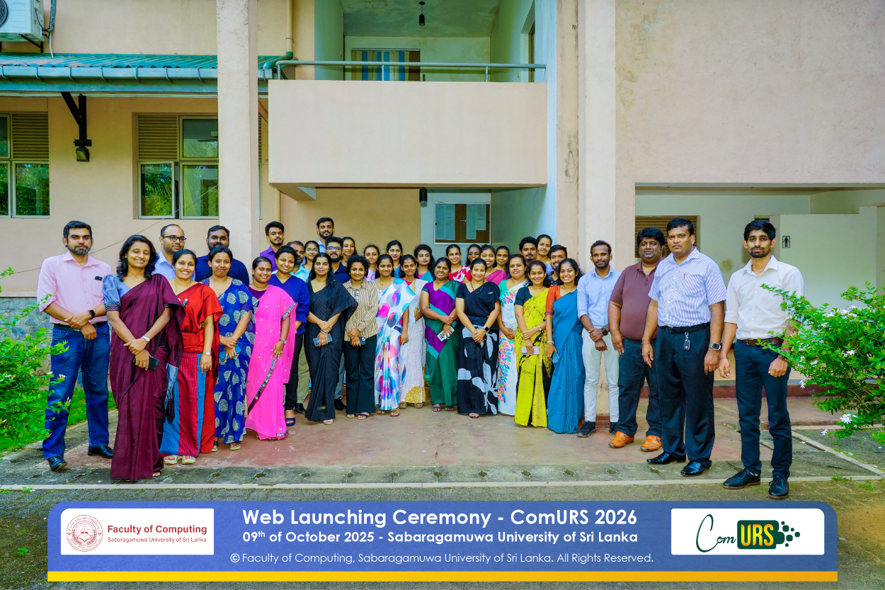 Recap of the Official Website Launching Ceremony of ComURS 2026 Recap of the Official Website Launching Ceremony of ComURS 2026