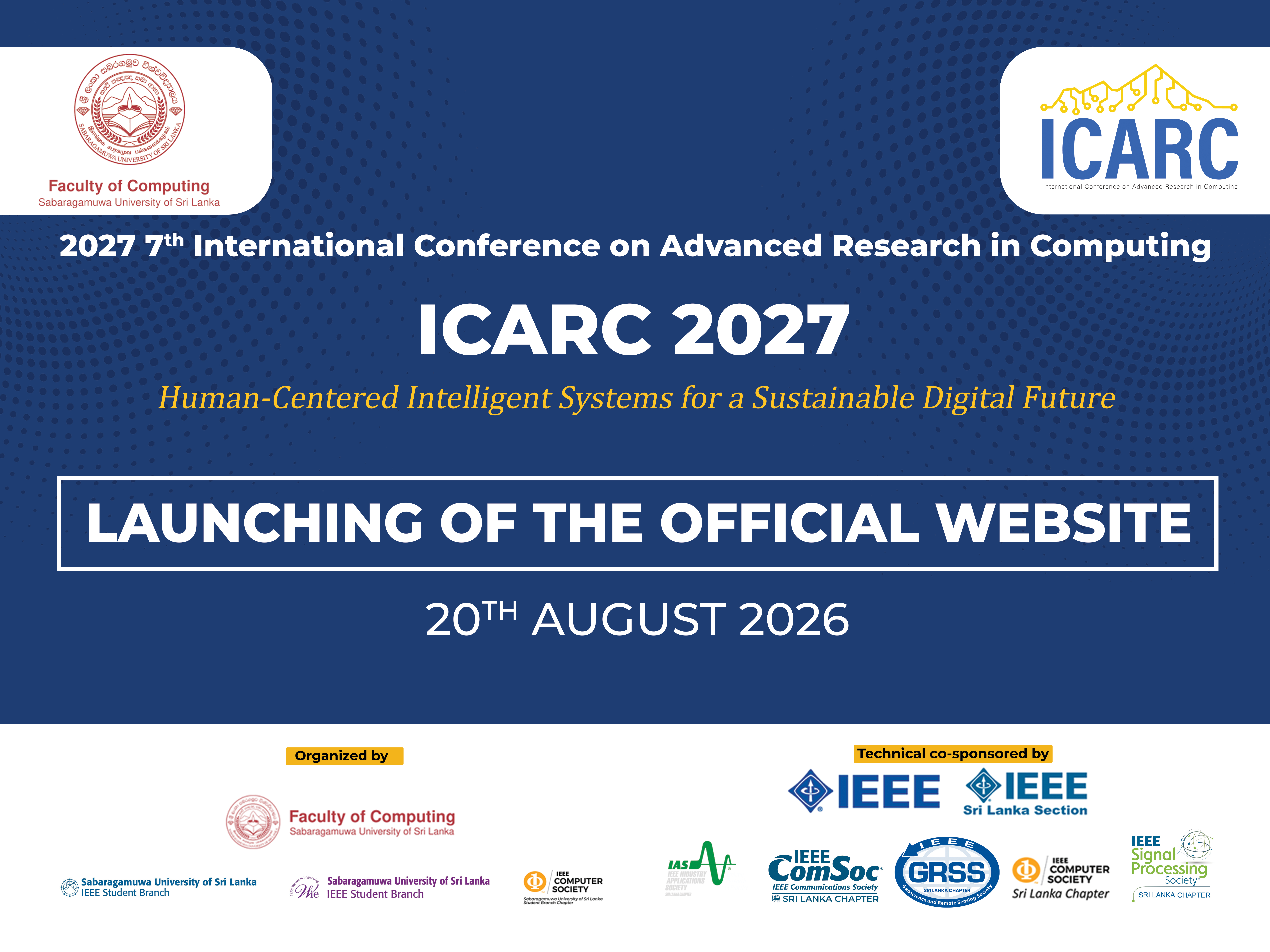 Launching of the Official Website of ICARC 2027