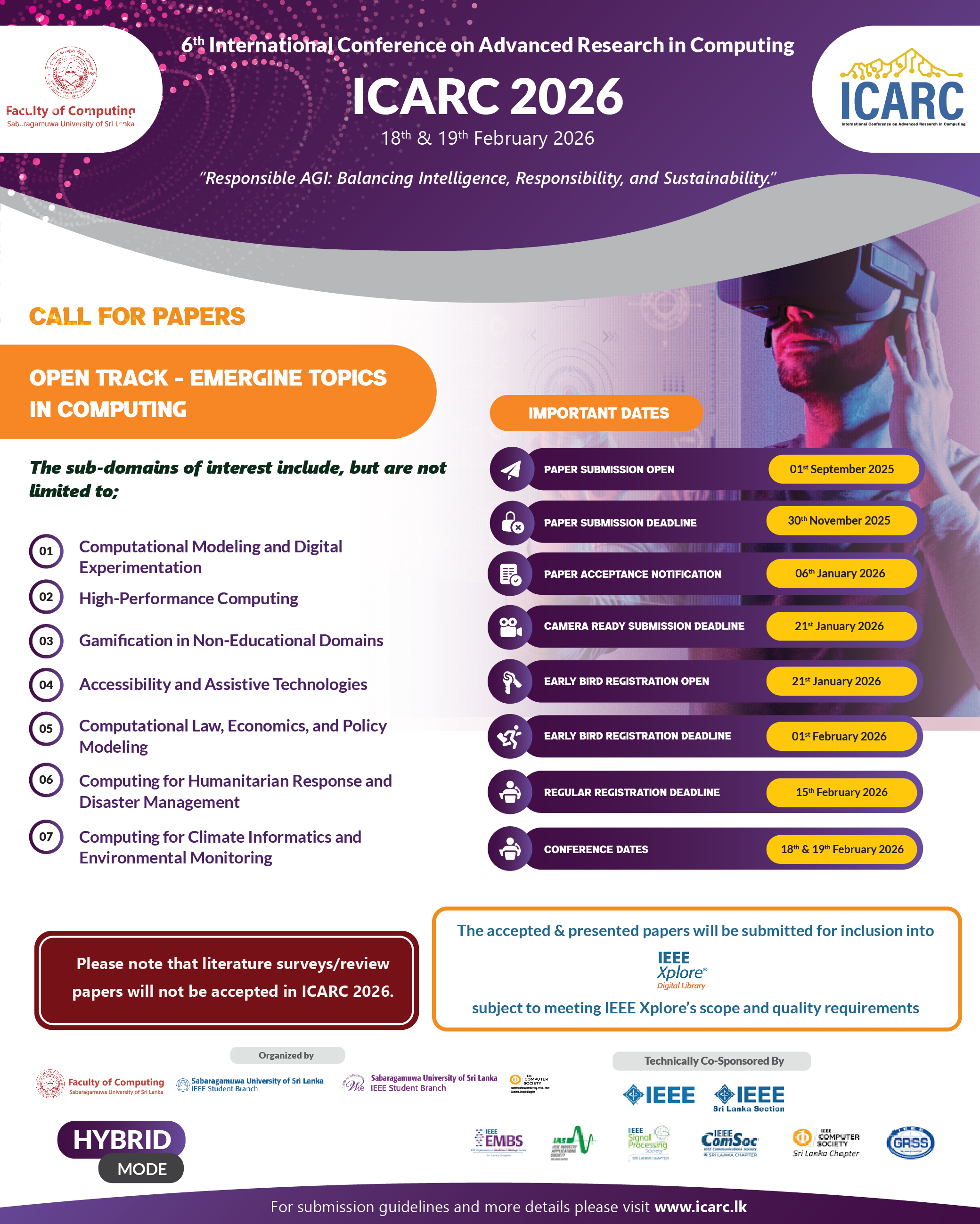 Call for Papers - Open Track Call for Papers - Open Track