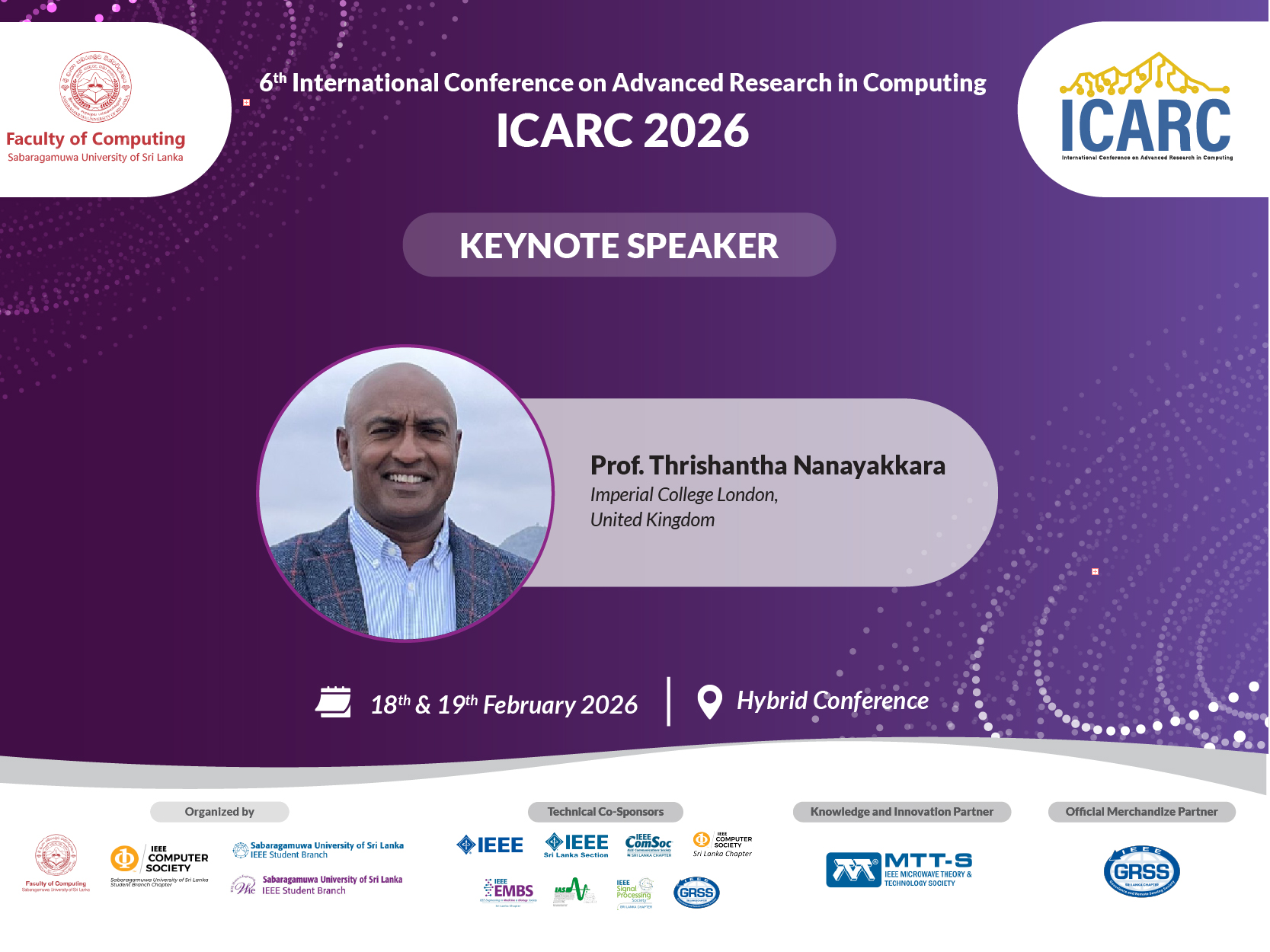 Introducing the Key Speaker at ICARC 2026!