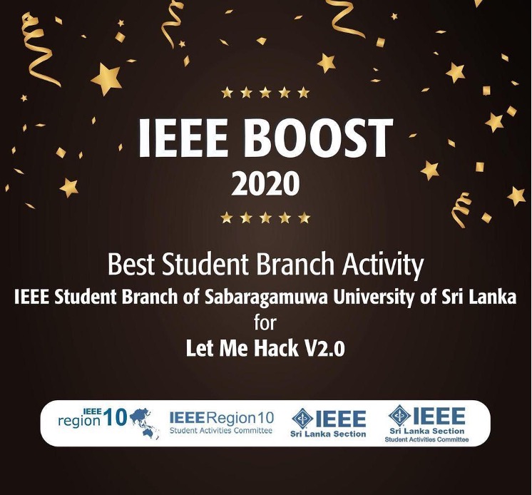 IEEE BOOST 2020 - Best Student Branch Activity