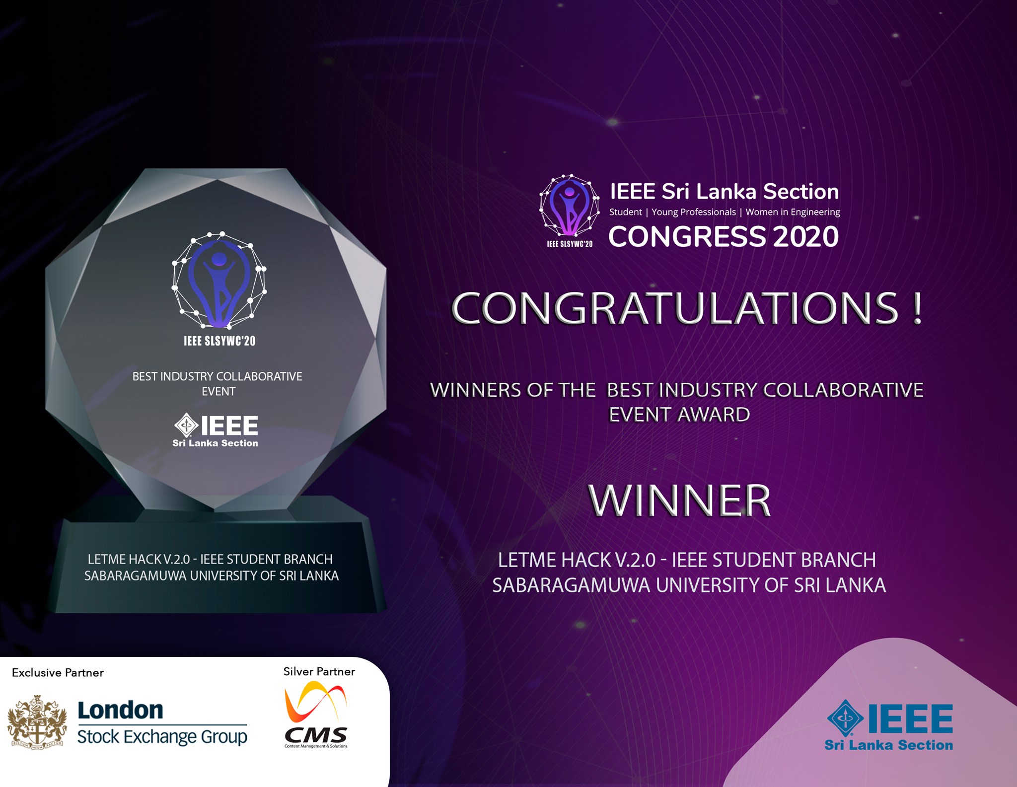 Let Me Hack 2.0 - Best Industry Collaborative Award