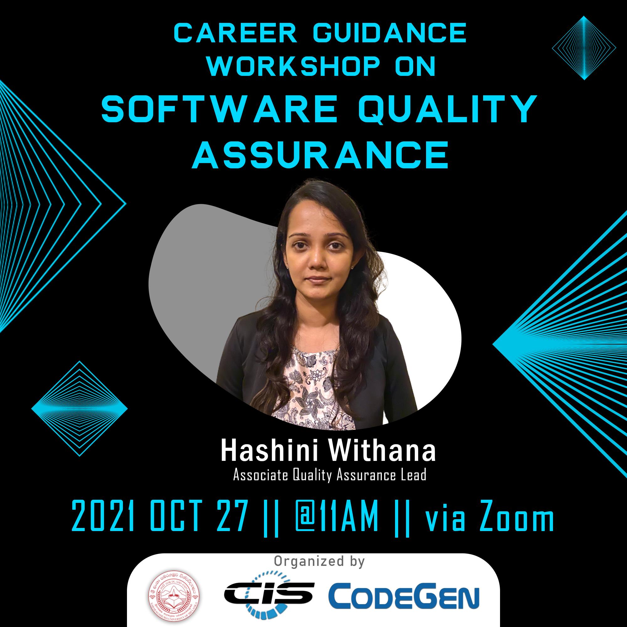 Career Guidance Workshop on Software Quality Assurance