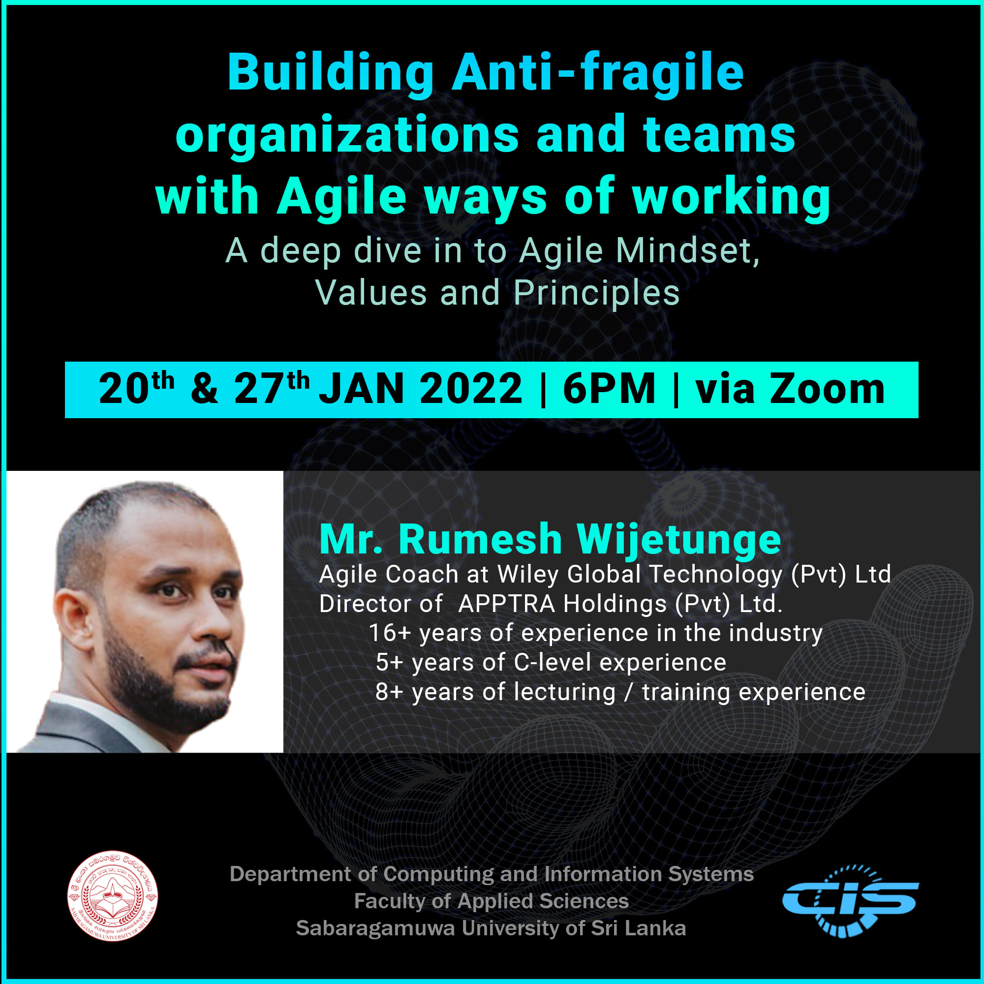 Webinar: Building Anti-fragile organizations and teams with Agile ways of working