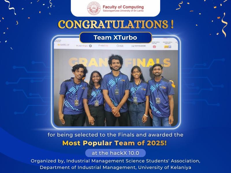 Celebrating Team XTurbo: Finalists & Most Popular Team at hackX 10.0!