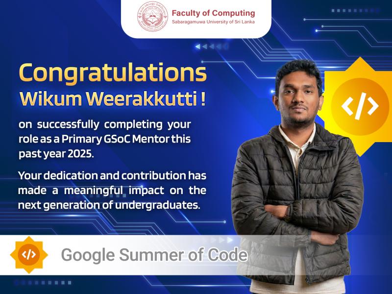 Undergraduate Excellence in Global Open-Source Mentorship!