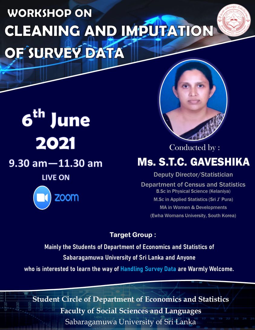 Workshop on Cleaning and Imputation of Survey Data