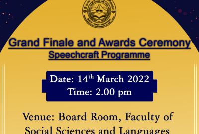 Grand Finale and Awards Ceremony (Speechcraft Programme)