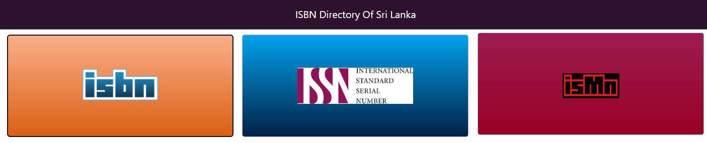 Apply for ISBN, ISSN, ISMN