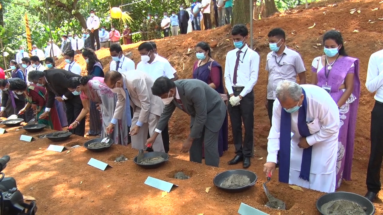 The Ceremony of Laying of Foundation Stone for the Construction of Paraclinical & Administrative Blocks