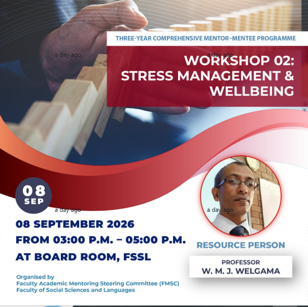 𝗪𝗼𝗿𝗸𝘀𝗵𝗼𝗽 𝟬𝟮 – 𝗦𝘁𝗿𝗲𝘀𝘀 𝗠𝗮𝗻𝗮𝗴𝗲𝗺𝗲𝗻𝘁 & 𝗪𝗲𝗹𝗹𝗯𝗲𝗶𝗻𝗴