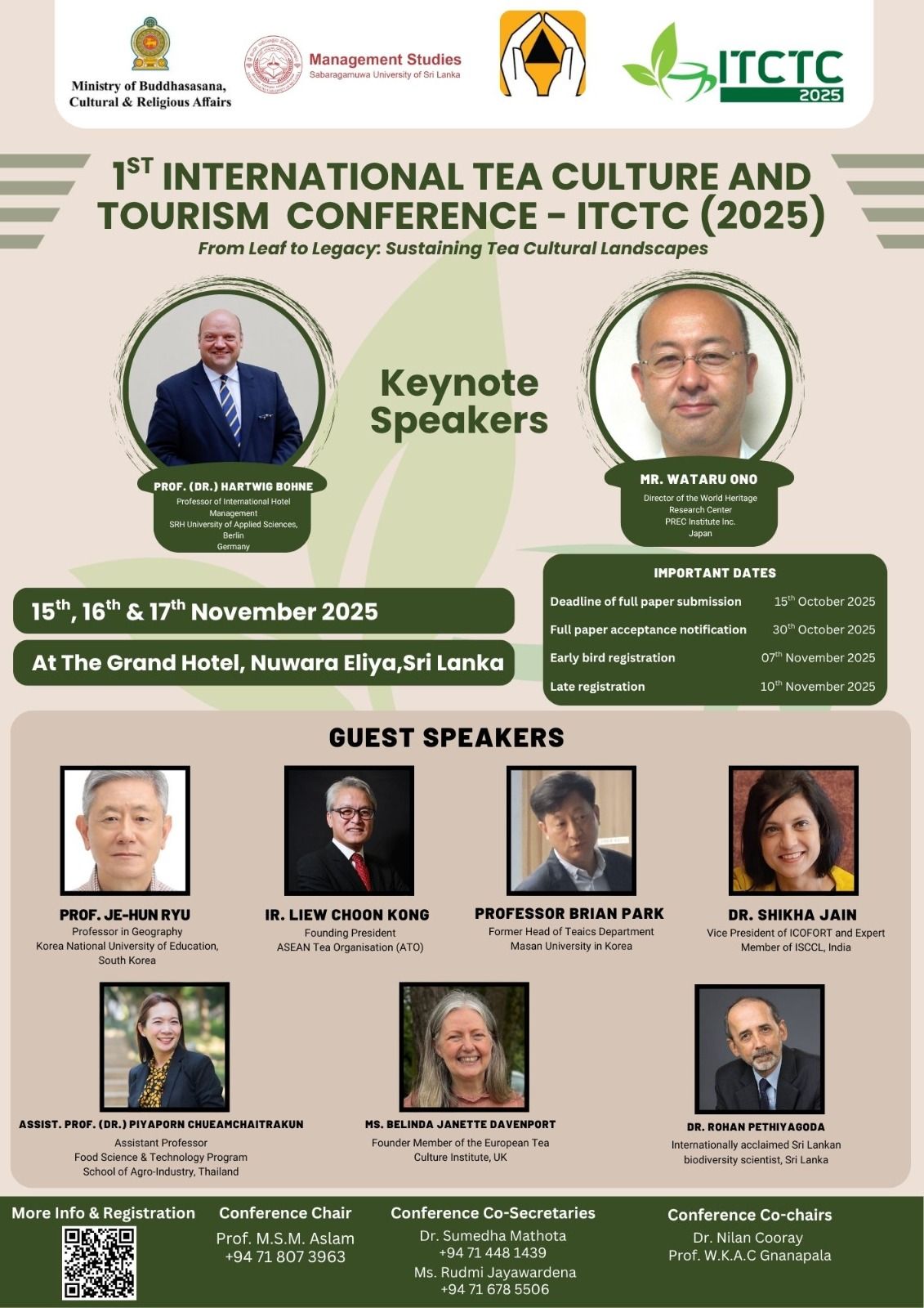 1st International Tea Culture and Tourism Conference – ITCTC 2025