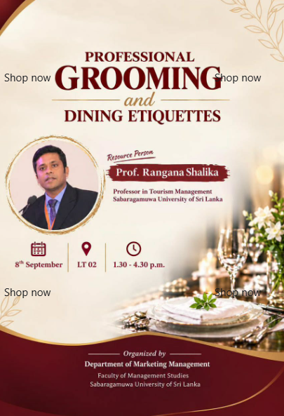 Session on “Professional Grooming and Dining Etiquettes"