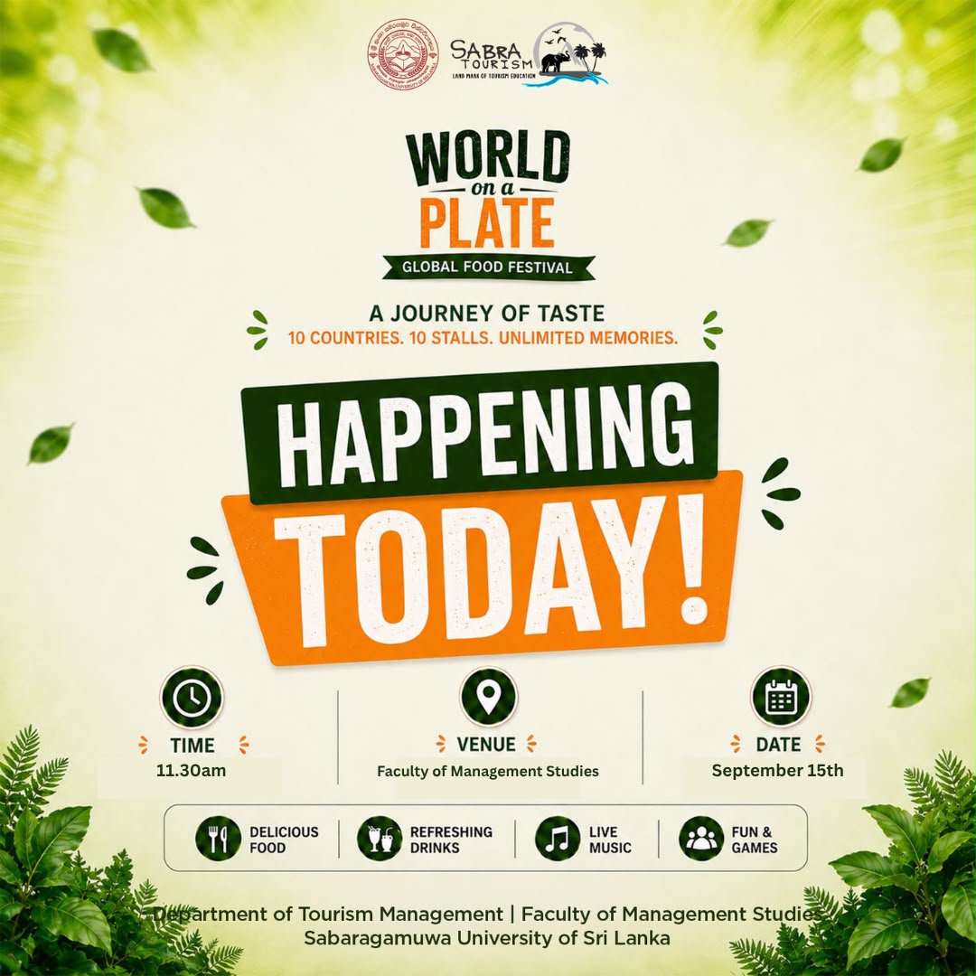  WORLD ON A PLATE — GLOBAL FOOD FESTIVAL 