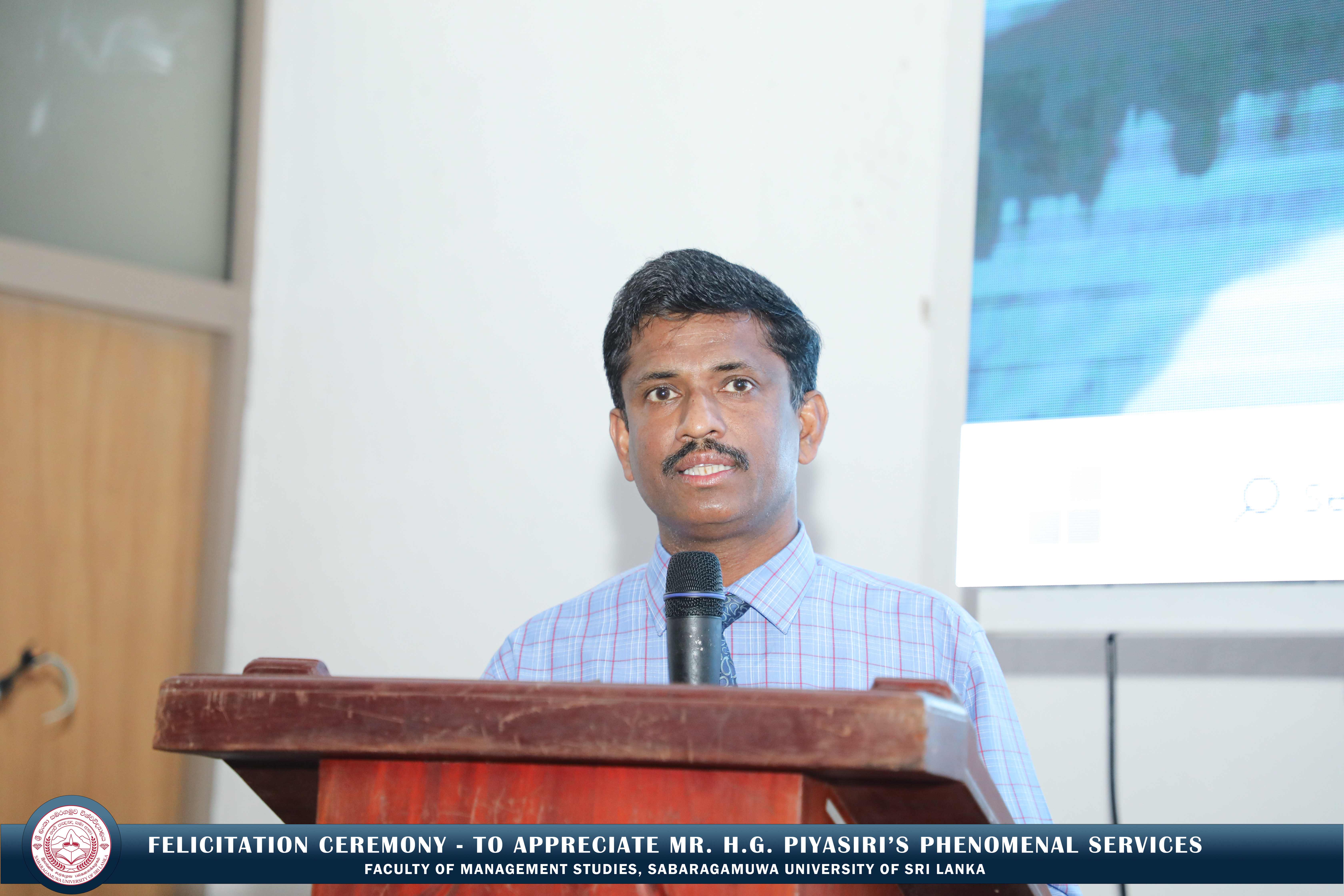 Felicitation Ceremony for Mr. H.G. Piyasiri