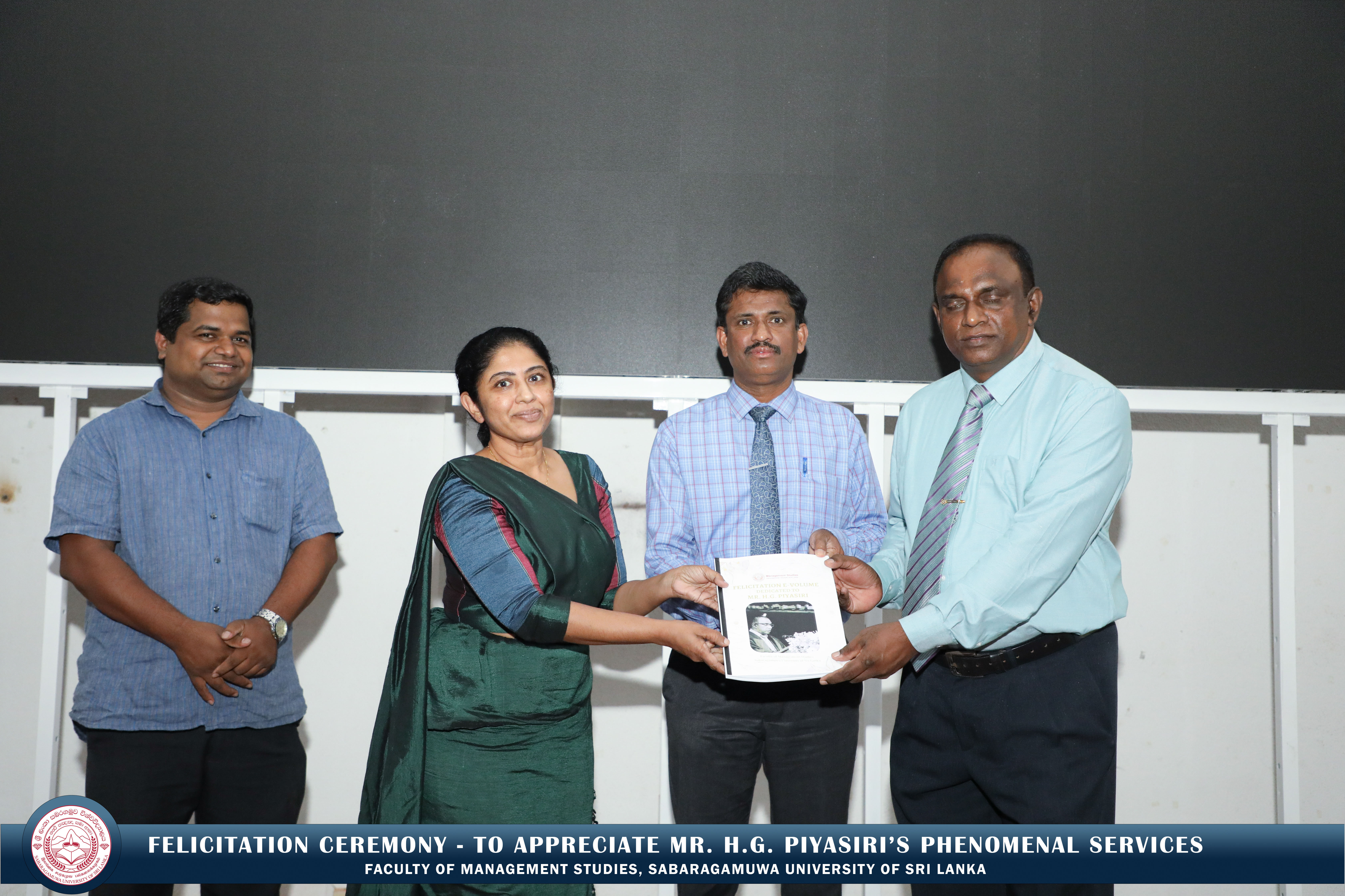 Felicitation Ceremony for Mr. H.G. Piyasiri