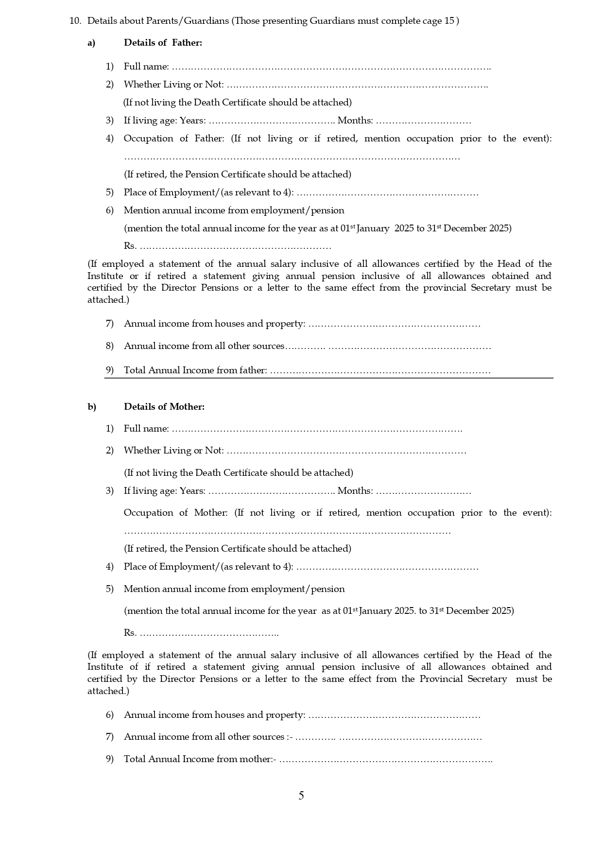 Bursary Application For Disability Students