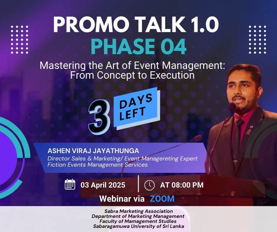 Sabra Marketing Association proudly presented Promotalk 1.0 — your gateway to marketing mastery!