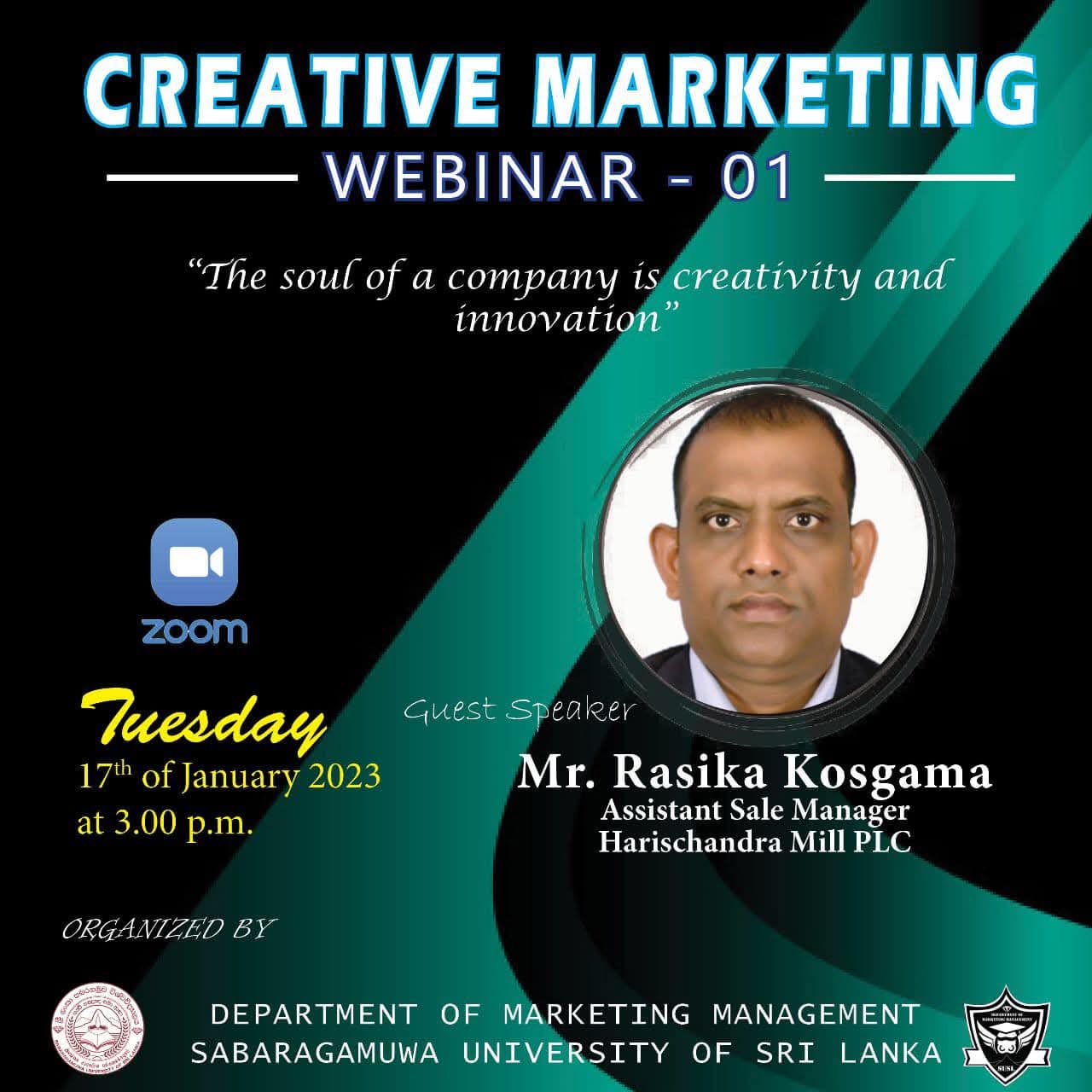 Creative Marketing Webinar Series — Unlocking Innovation and Success!