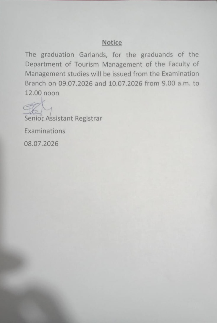 Notice : Graduation Garlands