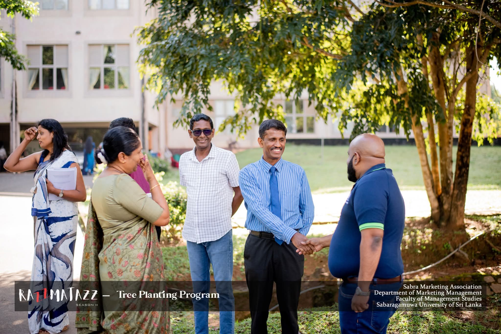 Planting Hope for a Greener Tomorrow | Razzmatazz Season II  In a heartfelt gesture towards a sustainable future, we proudly planted trees at the Faculty of Management Studies on March 4th, 2025. Marking a memorable moment of Razzmatazz Season II  This meaningful initiative was made possible in collaboration with our esteemed Platinum Sponsor, Alliance Finance Company. Together, we sowed the seeds of hope, growth, and responsibility.  Swipe through to witness how we turned commitment into action, one tree a