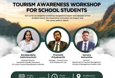 𝐓𝐨𝐮𝐫𝐢𝐬𝐦 𝐀𝐰𝐚𝐫𝐞𝐧𝐞𝐬𝐬 𝐖𝐨𝐫𝐤𝐬𝐡𝐨𝐩 𝐟𝐨𝐫 𝐒𝐜𝐡𝐨𝐨𝐥 𝐒𝐭𝐮𝐝𝐞𝐧𝐭𝐬