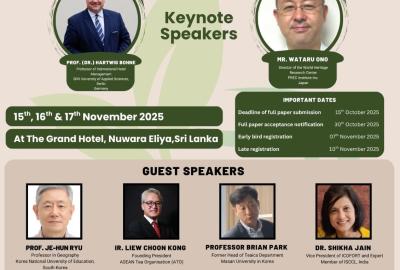 1st International Tea Culture and Tourism Conference – ITCTC 2025